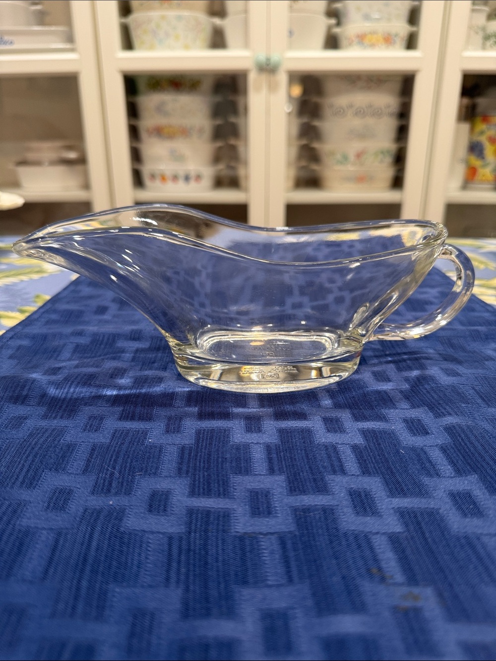 Anchor Hocking Clear Glass Gravy Boat 10oz in Transparent Glass